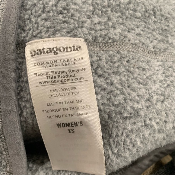 Patagonia Birch White Women’s Better Sweater Fleece 1/4 - Picture 6 of 6